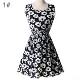 LIVAGIRL New Spring Sexy Summer Beach Dress Female O-neck Sleeveless Sling Dresses For Women Fashion Casual Colorful vestidos