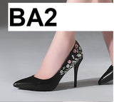 ZOUDKY 2018 south korean style Single shoes Shallow mouth Sharp head High-heeled shoes Fine heel sexy  shoes