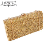 LYKANEFU Luxury Evening Bag Box Clutch Purse Women Bag Diamonds Day Clutches Ladies Wedding Hand Bag With Chain Shoulder Bags