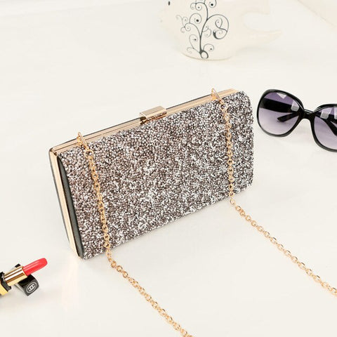 LYKANEFU Luxury Evening Bag Box Clutch Purse Women Bag Diamonds Day Clutches Ladies Wedding Hand Bag With Chain Shoulder Bags