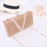 LYKANEFU Luxury Women Evening Bags Frame Day Clutches Chain Shoulder Hand Bags For Party Wedding Purse Box Clutch Bag for Phone